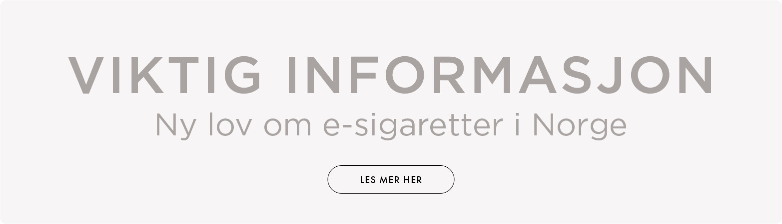 viktig informasjon ny lov om e sigaretter i norge