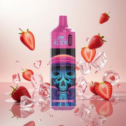 JNR Alien 10000 Puffs Engangs Vape med Jordbæris og 850mAh Batteri