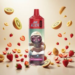 JNR Alien 10000 Puffs Engangsvape Kiwi Jordbær med 20ml E-væske og RGB-lysdioder