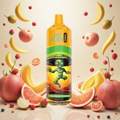 JNR Alien 10000 Puffs Engangsvape Tropisk Punch med 850mAh Batteri og RGB-lyser