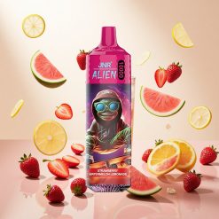 JNR Alien 10000 Puffs Engangsvape med Jordbær-Vannmelon-Lemonade, 20ml E-væske og 850mAh Batteri