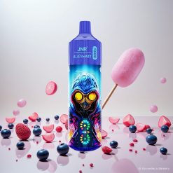 JNR Alien Max 18000 Puffs Blåbær Tyggegummi med Smart LED-skjerm og 850mAh Batteri