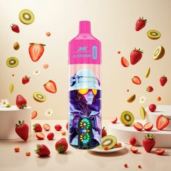JNR Alien Max 18000 Puffs Engangsvape Jordbær Kiwi med Smart LED-skjerm og 850mAh Batteri
