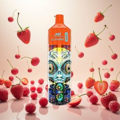 JNR Alien Max 18000 Puffs Jordbær Bringebær Kirsebær med Smart LED-skjerm og 850mAh Batteri