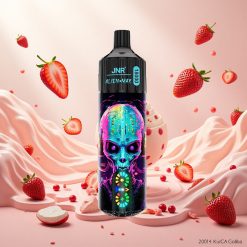 JNR Alien Max 18000 Puffs Smart LED Skjerm & Dual Mesh Coil Hubba Bubba Jordbær