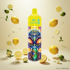 JNR Alien Max 18000 Puffs Smart LED Skjerm & Dual Mesh Coil Sitron & Lime