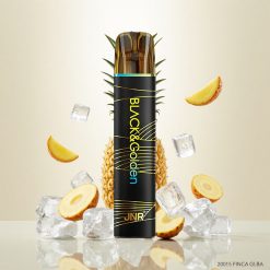 JNR Black&Golden 800 Puffs Engangs Vape Ananas Is