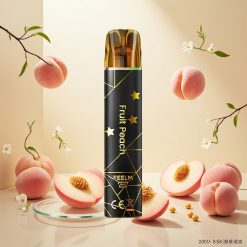 JNR Black&Golden 800 Puffs Engangs Vape Fersken