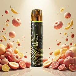JNR Black&Golden 800 Puffs Engangs Vape med 550mAh Batteri Kjærlighet 419