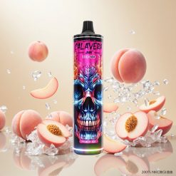JNR Calavera 11000 Puffs Engangs Ecigaret Peach Is med 850 mAh Batteri