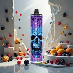 JNR Calavera 11000 Puffs Engangs Vape med 21ml E-Væske og Svart Is