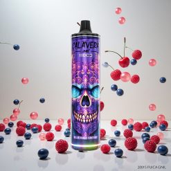JNR Calavera 11000 Puffs Engangsvape Blå Bringebær Kirsebær med 850 mAh Batteri