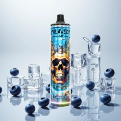 JNR Calavera 11000 Puffs Engangsvape med Blåbær Is og 850 mAh Batteri