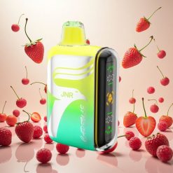 JNR Capsule 15000 Puffs Engangsvape Jordbær Bringebær Kirsebær med 20ml E-væske og 850mAh Batteri
