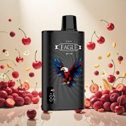 JNR EAGLE Smart 23000 Puffs Engangs Vape med Justerbar Luftstrøm og 750mAh Batteri – Kirsebær Cola