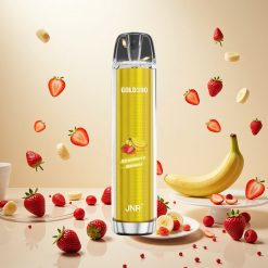 JNR Glod380 6000 Puff Engangs Vape Jordbær Banan med 1500mAh Batteri