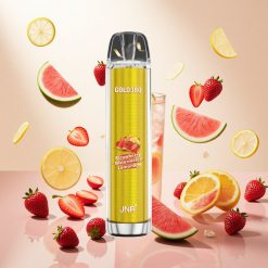 JNR Glod380 6000 Puff Engangsvaper med Jordbær-Watermelon Lemonade og 1500mAh Batteri