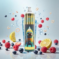 JNR Rocket-X 12400 Puffs Engangs Vape Justerbar Luftstrøm Blå Bringebær Sitronade