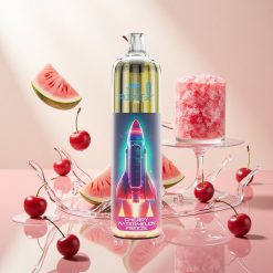 JNR Rocket-X 12400 Puffs Engangs Vape med Justerbar Luftstrøm og Kirsebær Vannmelon Frost