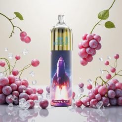 JNR Rocket-X 12400 Puffs Engangsvape Justerbar Luftstrøm & 25ml e-Væske Druer Is