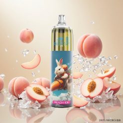 JNR Rocket-X 12400 Puffs Engangsvape med Justerbar Luftstrøm og Fersken Is