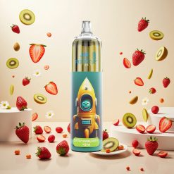 JNR Rocket-X 12400 Puffs Engangsvaper med Justerbar Luftstrøm og Jordbær Kiwi