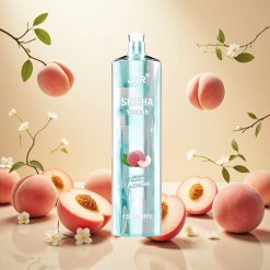 JNR Shisha Hookah 12000 Puffs Engangs Vape Juicy Peaches (24ml, 750mAh)