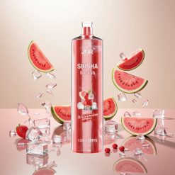JNR Shisha Hookah 12000 Puffs Engangsvape Vannmelon Is med 24ml E-væske og 750mAh Batteri