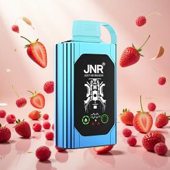 JNR Shisha Hookah Box 20500 Puffs Engangs E-pipe Jordbær Bringebær Godteri med 25ml E-væske & 1000mAh Batteri