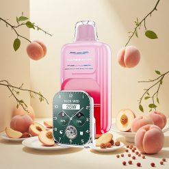 JNR VapeWatch 30000 Puffs Engangsvape Georgia Fersken – 19mL, 1000mAh