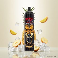 JNR Wolf Niplo 10000 Puffs Engangsvape Ananas Is med 20ml E-væske og 650mAh Batteri