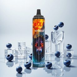 JNR Wolf Niplo 10000 Puffs Engangsvape Blåbær På Is med 20ml E-væske og 650mAh Batteri
