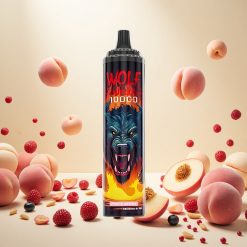 JNR Wolf Niplo 10000 Puffs Engangsvape Fersken Bær med 20ml E-væske og 650mAh