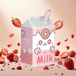 LAVIE Melk 7000 Puffs E-vape Jordbær Donut 16ML / 600mAh