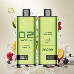 Lavie Cube 20000 Puffs Engangs Vape Aloe Vera Drueis (28ML, 2%/5% Salt Nikotin)