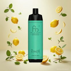 RandM Fumot Shisha 10000 Puffs Engangs Vape med 18ml E-væske og Sitron Mynte