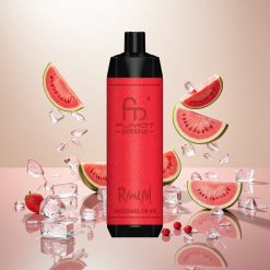 RandM Fumot Shisha 10000 Puffs Engangs Vape med 18ml Fylt E-væske og Vannmelon Is