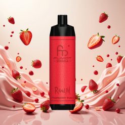 RandM Fumot Shisha 10000 Puffs Engangs Vape med Jordbær Punch og 18ml Fylt E-væske