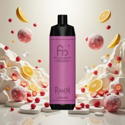 RandM Fumot Shisha 10000 Puffs Engangsvape med 18ml E-væske og Lush Is (Kjølig Is)