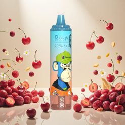 RandM Fumot Tornado 15000 Puffs Engangs Vape Kirsebær Cola med 25ml Kapasitet og Mesh Coil