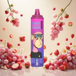 RandM Fumot Tornado 15000 Puffs Engangsvape Jordbær Drue med 25ml Kapasitet og 850mAh Batteri