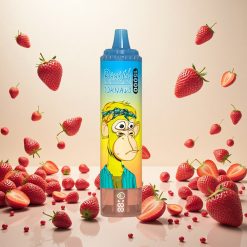 RandM Fumot Tornado 15000 Puffs Engangsvape Jordbær med 25ml kapasitet og Mesh Coil