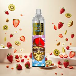 RandM Fumot Tornado 7000 Engangs Vape Jordbær Kiwi med 7000 Puff og 14 ML E-væske