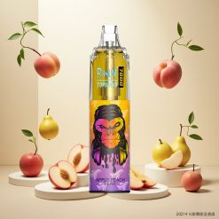 RandM Fumot Tornado 7000 Engangs Vape med Eple Fersken Pære, 14 ML E-væske og 850 MAH Batteri