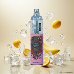 RandM Fumot Tornado 7000 Puffs Engangs Vape Banan Is med 14 ML E-væske og Mesh Coil