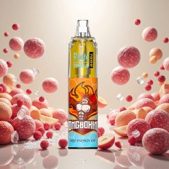 RandM Fumot Tornado 7000 Puffs Engangs Vape Rød Energi Is med 14 ML E-væske og Mesh Coil