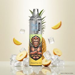 RandM Fumot Tornado 7000 Puffs Engangsvape Ananas Is med 14 ML E-væske og 850 MAH Batteri