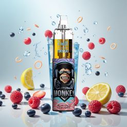 RandM Fumot Tornado 7000 Puffs Engangsvape Blå Bringebær Sitronade med 14 ML E-væske og 850 MAH Batteri