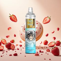 RandM Fumot Tornado 7000 Puffs Engangsvape Jordbær Donut med 14 ML E-væske