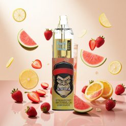 RandM Fumot Tornado 7000 Puffs Engangsvape Jordbær Vannmelon Lemonade med 14 ML E-væske og Mesh Coil